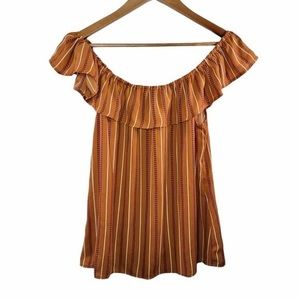 Daytrip Off Shoulder Blouse Size Large